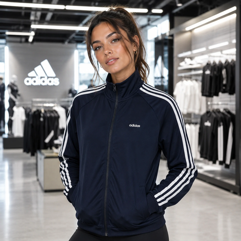 Áo Khoác Adidas Nữ Chính Hãng - SERENO 19 TRACK TOP - Màu Xanh Navy | JapanSport FL0171