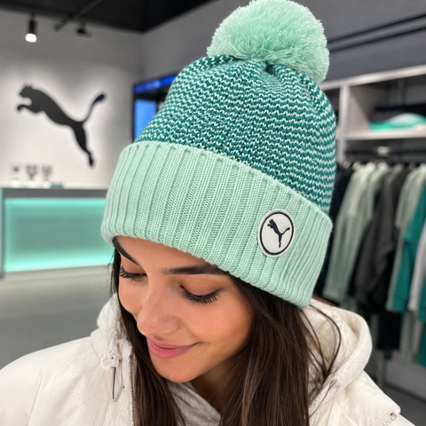 Mũ len Puma Chính Hãng - Golf FOG Mix Color Beanie - Màu Xanh | JapanSport 026061-03