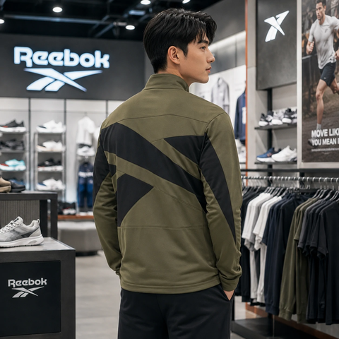 Áo Khoác Reebok Chính Hãng - Vector Knit Tracktop - Màu Xanh| JapanSport 100037353