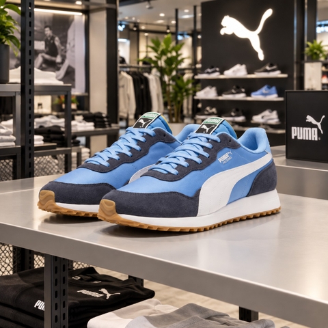 Giày Puma Chính Hãng -  Helsinki G | Regal Blue / Deep Navy / Gum | JapanSport 312158-05