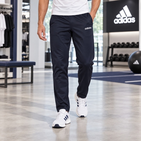 Quần dài Adidas Nam Chính Hãng - Basics Track Suit - Navy | JapanSport FM6312