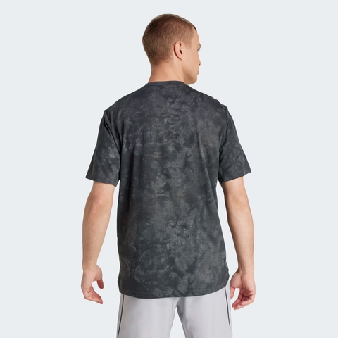 Áo Phông Adidas Nam Chính Hãng - Graphic Power T-shirt - Màu Xám Đen  | JapanSport JX6284