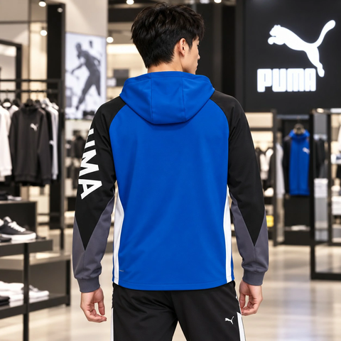 Áo Khoác Puma Chính Hãng -  TAD Knit Jacket - Màu xanh  | JapanSport 527046-45