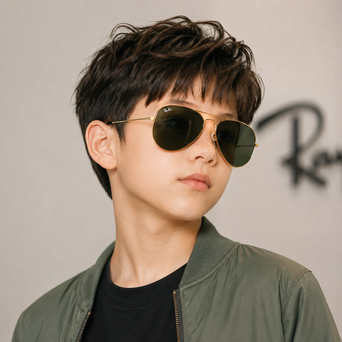 Kính Ray-Ban trẻ em Chính hãng - AVIATOR EXTRA SMALL - RB3044 2071 52MM - Màu xanh | JapanSport