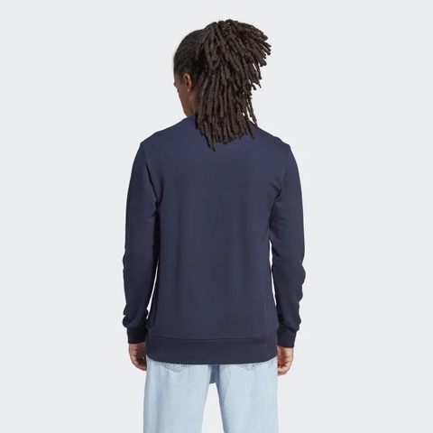 Áo Dài Tay Adidas Nam Chính Hãng - ESSENTIALS FRENCH TERRY EMBROIDERED SMALL - Navy | JapanSport IC9333
