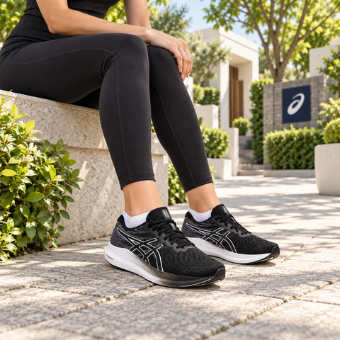 Giày chạy bộ nữ Asics Chính hãng - EVORIDE 3 - Màu đen | JapanSport 1012B185-001