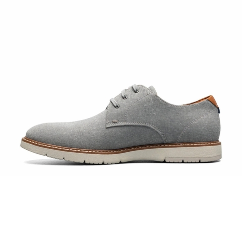 Giày Florsheim Nam Chính Hãng - Canvas Plain Toe Oxford - Màu Xám | JapanSport 14419-020