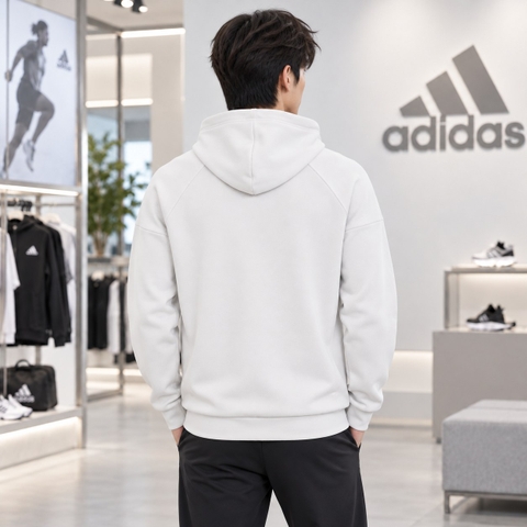 Áo Hoodie Nam Adidas - Tiro 25 Full-Zip Hoodie - Màu Trắng | JapanSport JC5130