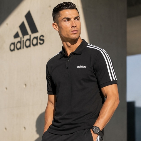 Polo Adidas Nam Chính Hãng - adidas 3-Stripes Polo Shirt - Màu Đen | JapanSport EJ0927