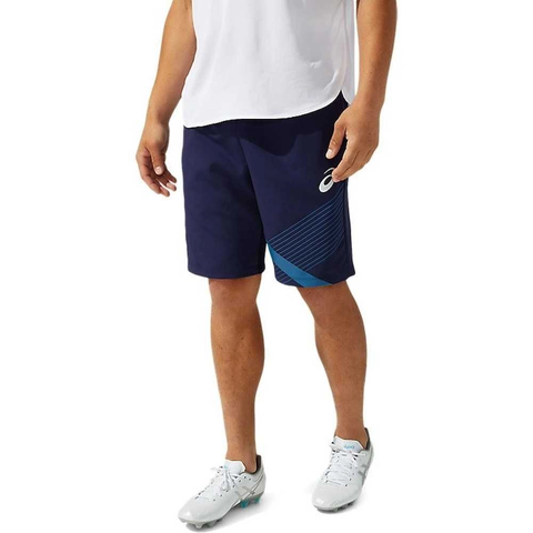 Quần Asics Chính Hãng - Team Double Cross Shorts - Màu Xanh | JapanSport 2101A131