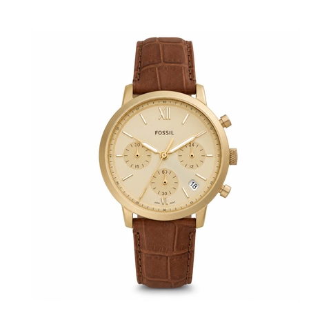Đồng hồ Nữ Fossil Chính hãng - Neutra Chronograph Rose Gold-Tone Stainless Steel Watch Case | JapanSport C161008