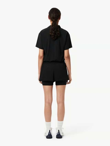 Quần Short Lacoste Chính hãng - Ultra Dry Lined Tennis Shorts - Màu Đen | JapanSport GF8598-51-C31