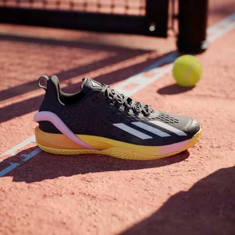 Giày Tennis Adidas Nam Chính Hãng - adizero Cybersonic Clay Tennis  - Đen / Vàng | JapanSport IF0437