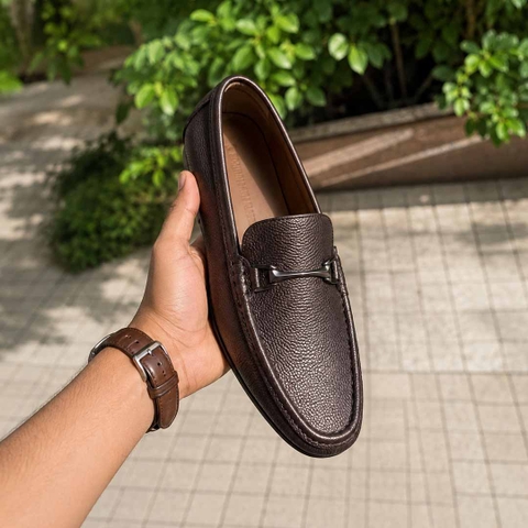 Giày Allen Edmonds Nam Chính Hãng - Lando Driving Style Loafer - Màu Dark Brown | JapanSport 8668
