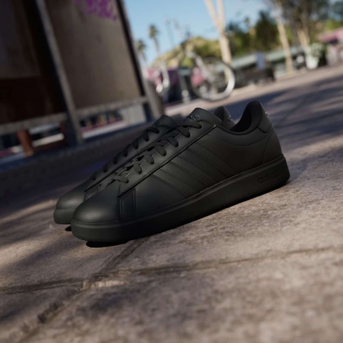 Giày Adidas Nam Chính Hãng - Grand Court Cloudfoam Comfort - Màu Đen | JapanSport GW9198