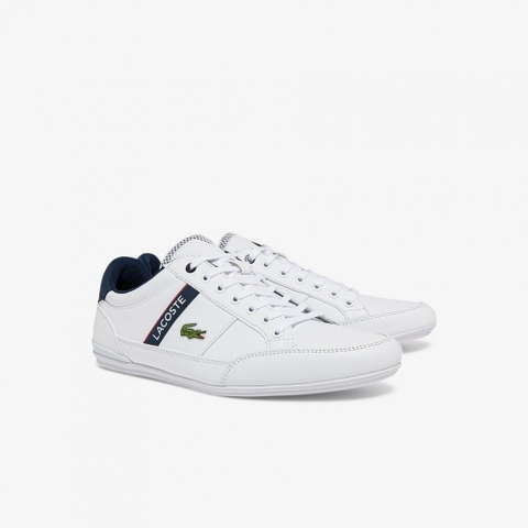 Giày Lacoste Nam Chính Hãng - Chaymon 0120 2 CMA Trainers - Màu Trắng | JapanSport 7-40CMA0067-407