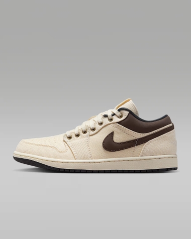 Giày Nike Chính Hãng - Air Jordan 1 Low Premium - Màu Be | JapanSport  IB8058-110