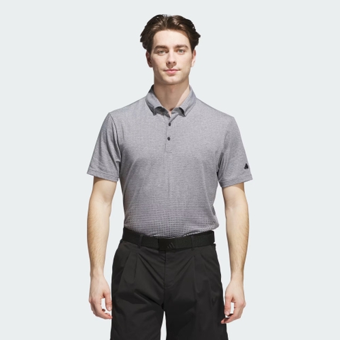Áo Polo Adidas Chính Hãng - Go-to Rise Print - Màu Carbon | JapanSport JL7904