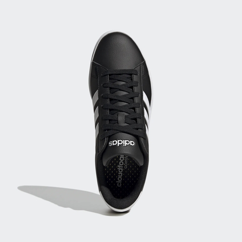 Giày Adidas Nam Chính Hãng - GRAND COURT CLOUDFOAM COMFORT - Đen | JapanSport GW9196
