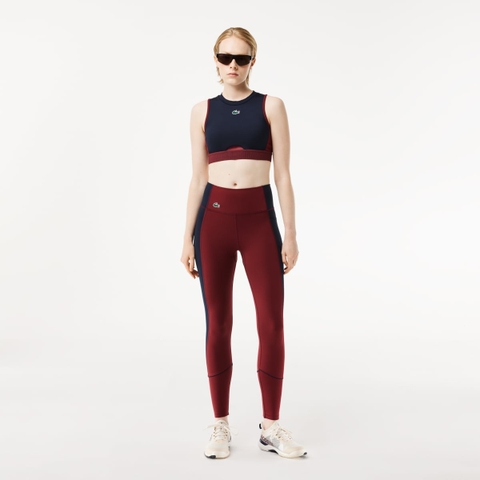 Áo Bra Lacoste nữ Chính hãng - Stretch Sports Bra - Màu Navy | JapanSport IF1015-51-R1I