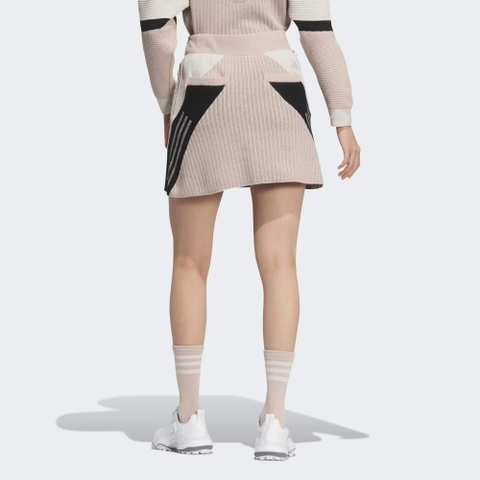 Chân Váy Adidas Nữ Chính Hãng - Archive Graphic Knit Skirt - Màu Nâu | JapanSport IM7188