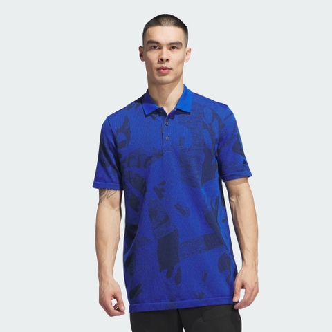 Áo Polo Adidas Chính Hãng - Go-to Primeknit - Màu Xanh | JapanSport IW6697