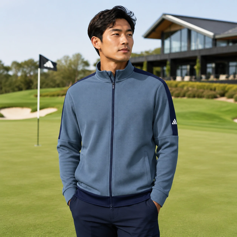 Áo Khoác Adidas Chính hãng - COLD.RDY Fabric Mix FZ Jacket - Xanh | JapanSport KD8334