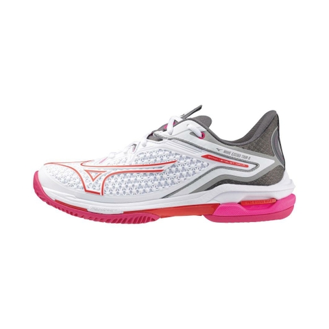 Giày Mizuno Nữ Chính hãng - Wave Exceed Tour 6 OC - Màu Trắng Hồng | JapanSport 61GB2472-58