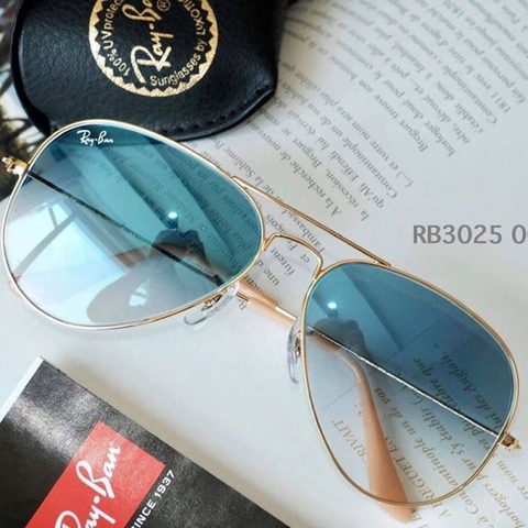 Kính Ray-Ban Chính hãng - RB3025 001/3F 58mm Aviator Gradient Light Blue Unisex Sunglasses | JapanSport