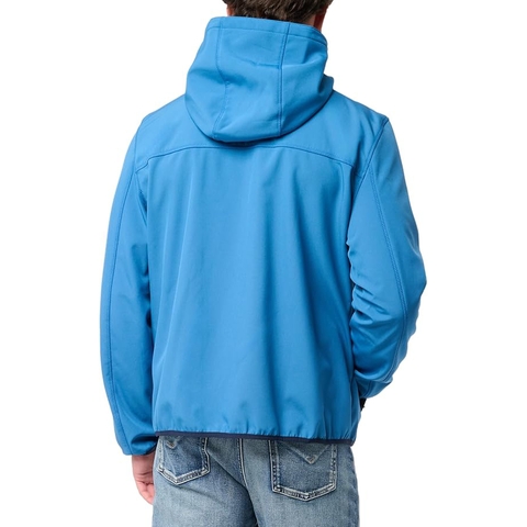Áo Khoác Levi's Chính Hãng - Water-Resistant Soft Shell Active Hooded Jacket - Màu Xanh | JapanSport LM2RP157-Dark Blue