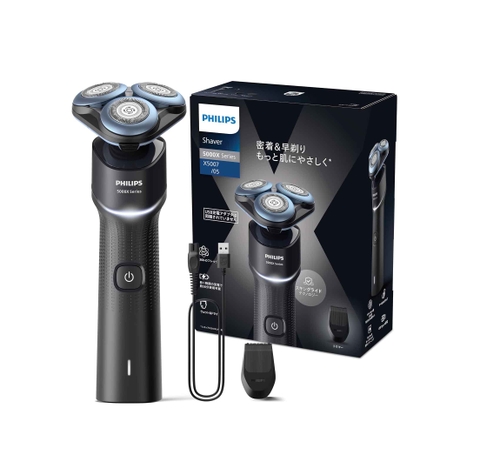 Máy cạo râu Philips Chính hãng -  5000X Series X5007/05  - Cạo sát, êm da - Màu đen  | JapanSport