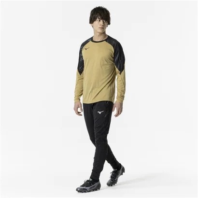 Áo Khoác Mizuno Chính Hãng - Long Sleeve Field Shirt - Màu Be | JapanSport P2MAA506-49