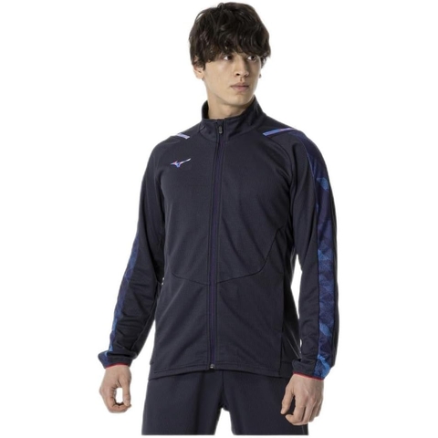 Áo Khoác Mizuno Chính Hãng - Dry Air Flow Jacket - Màu Xanh | JapanSport 32MCA556-11