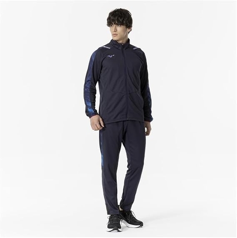 Áo Khoác Mizuno Chính Hãng - Dry Air Flow Jacket - Màu Xanh | JapanSport 32MCA556-11