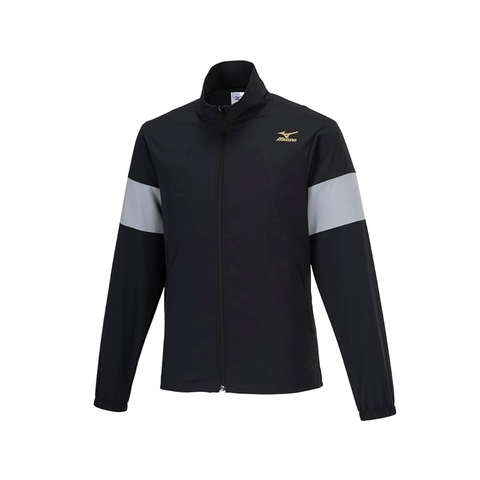 Áo Khoác Mizuno Chính Hãng - Men's Training Cloth Jacket  - Màu Đen | JapanSport K2JCB130-09