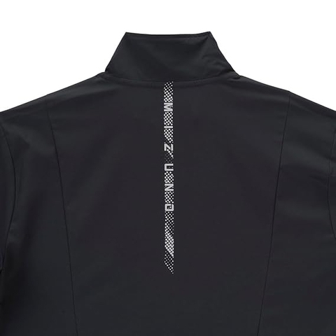 Áo Khoác Mizuno Chính Hãng - Men's Training Cloth Jacket  - Màu Đen | JapanSport K2JCB130-09