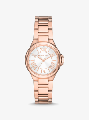 Đồng Hồ Michael Kors Nữ Chính hãng - Mini Camille 33mm Rose Gold Sang Trọng | JapanSport MK7256
