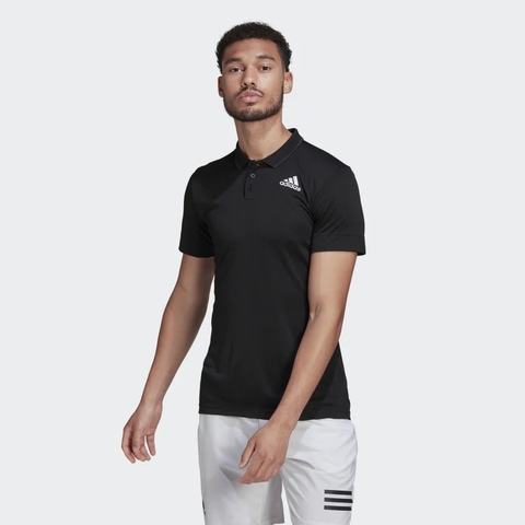 Áo Polo Adidas Nam Chính Hãng - POLO TENNIS FREELIFT - Đen | JapanSport HB9134