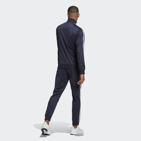 Bộ thể thao Adidas Chính hãng - Primegreen Essentials 3-Stripes Track Suit - Xanh | JapanSport GK9658
