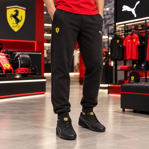 Bộ thể thao Puma Nam Chính Hãng - Ferrari Race Graphic  & Quần T7 Pants - đen/đỏ | JapanSport  627053-02 632755-01