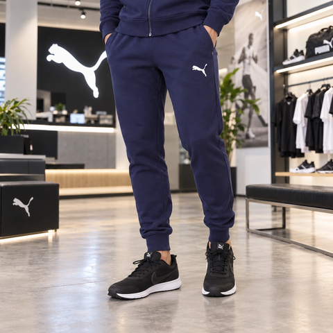 Bộ Thể Thao Nam PUMA Chính Hãng - teamGOAL Hoodie & Pants - Màu xanh | JapanSport 659325-06 + 659323-06