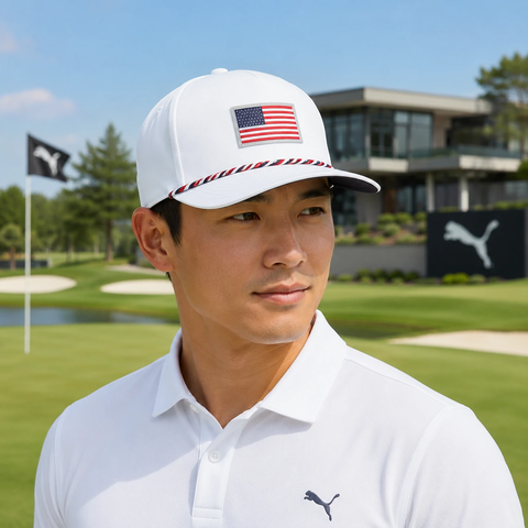 Mũ Puma Chính Hãng - Volution Flag Tech Cap - Màu Trắng | JapanSport 025350-01