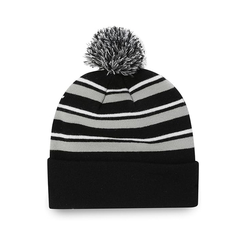 Mũ Puma Chính Hãng - WRMLBL Stripe Pom Beanie - Màu Xám | JapanSport 024809-01