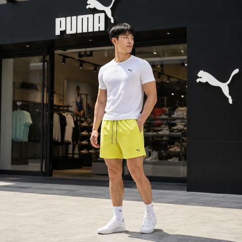 Quần Short Puma Nam Chính Hãng - Swim Men - Màu Vàng | JapanSport 907660-31