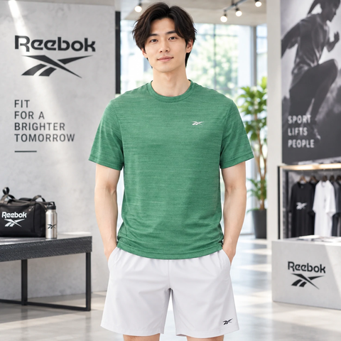 Áo Phông Reebok Chính Hãng - Athlete Tee 2.0 RBK-FRESH - Màu Xanh | JapanSport 100203987