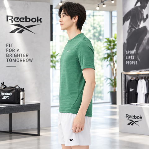 Áo Phông Reebok Chính Hãng - Athlete Tee 2.0 RBK-FRESH - Màu Xanh | JapanSport 100203987