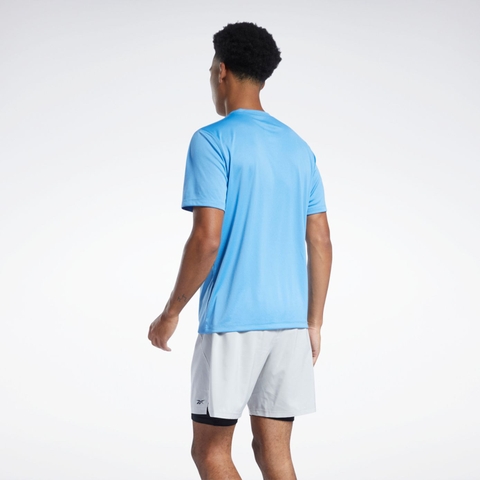 Áo Phông Reebok Chính Hãng - Re Basic Ss Tee - Xanh | JapanSport HA9087