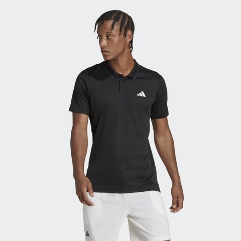 Áo Polo Adidas Nam Chính Hãng - TENNIS FREELIFT - Đen | JapanSport HS3316