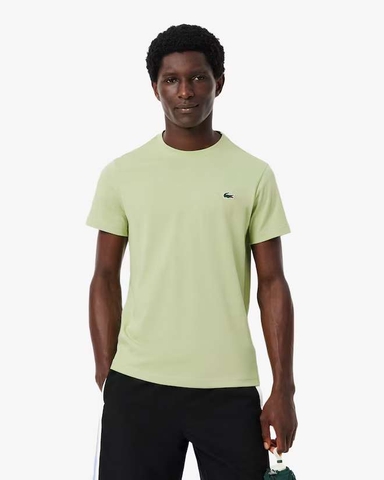 Áo Phông Lacoste Nam Chính hãng - Ultra Dry Crocodile Graphic Sport T-shirt - Màu xanh | JapanSport TH0003-51-6l4