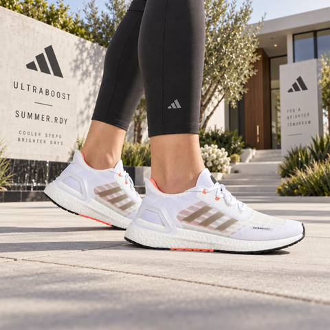Giày chạy Adidas Chính Hãng - Ultraboost PB Summer RDY - Trắng | JapanSport EH1208